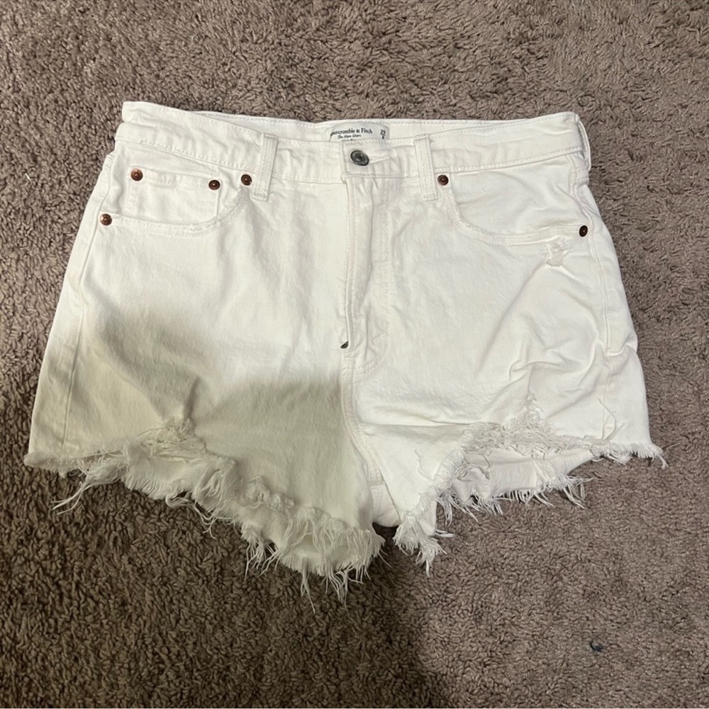 Abercrombie mom shorts high rise size 8